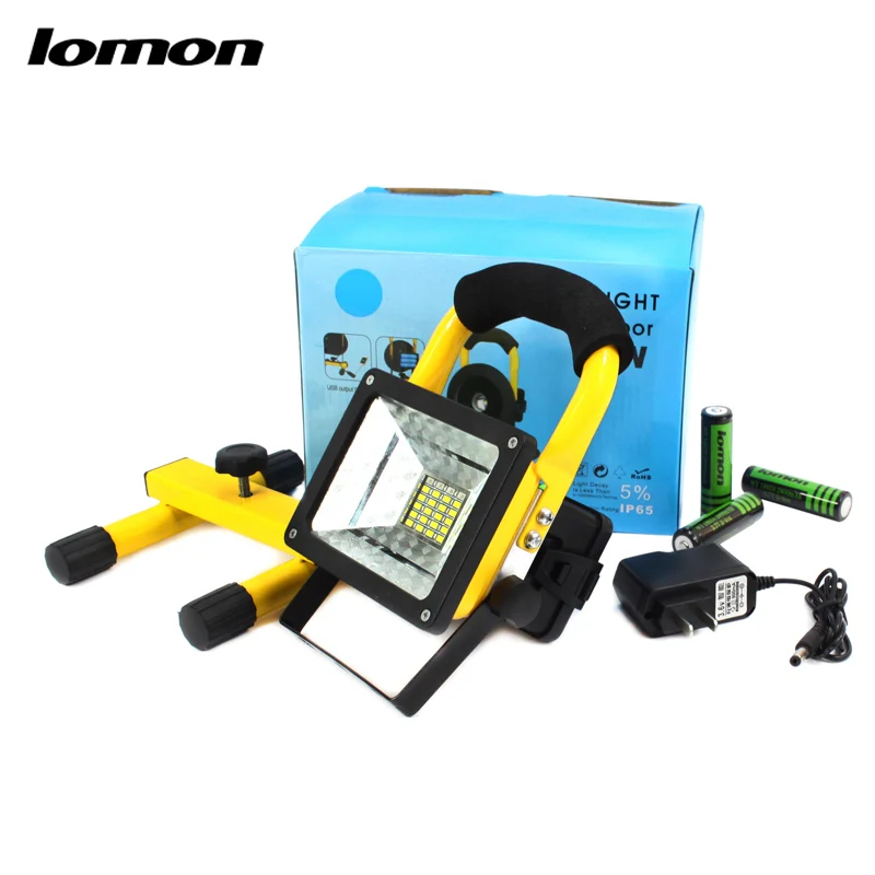 Fiyat 24 LED Sel Işıkları Taşınabilir Araç Çalışma Işığı Şarj Edilebilir Projektör Kolu Acil Spot Renk Değişimi 10 W Bahçe Zemin