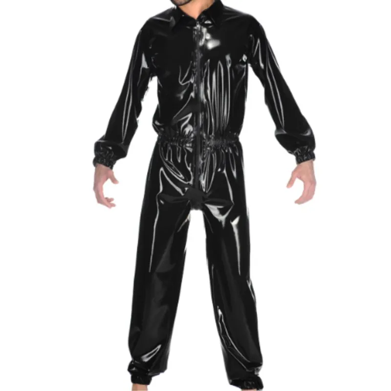 Латексный натуральный 100% брикет черный латексный комбинезон с оборками мужские