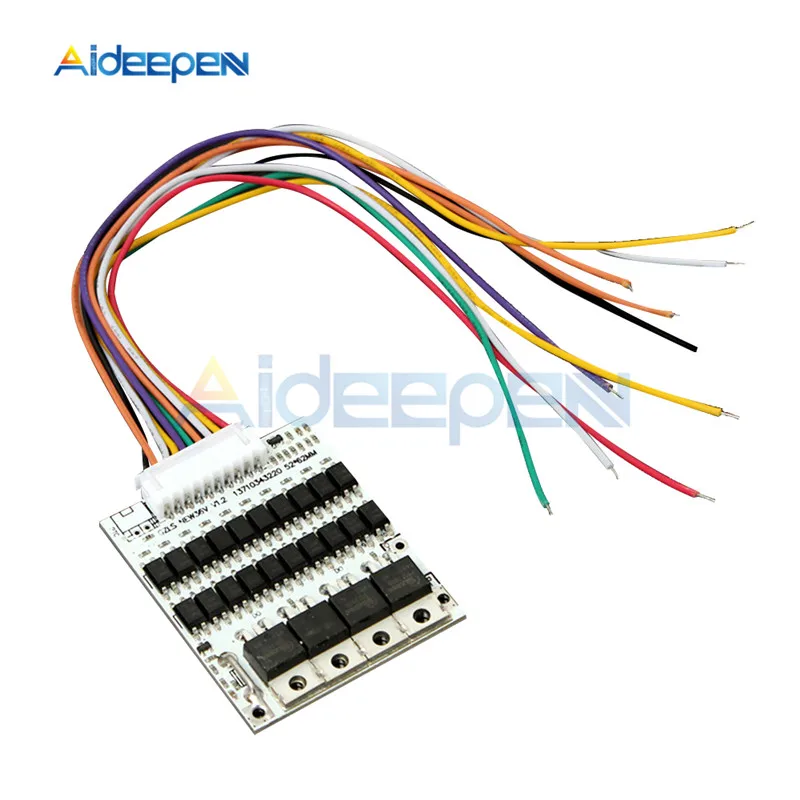 1 шт. защитная плата BMS PCB для литий-ионных литиевых аккумуляторов 18650 40 А 36 В с