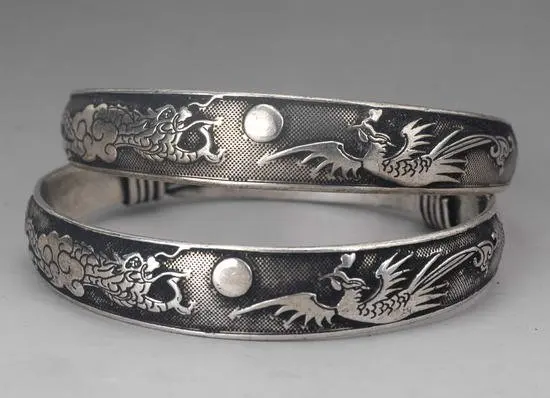 Мужской браслет с тибетским серебряным драконом Фениксом 5 шт.|bracelet memory|bracelet