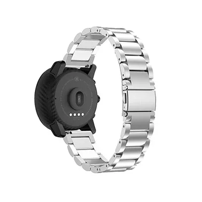 Часы ZENHEO ремешок 22 мм для Xiaomi Huami Amazfit 2 Смарт часы из нержавеющей стали браслет браслетный ремешок для часов аксессуары для часов - Цвет: Серебристый