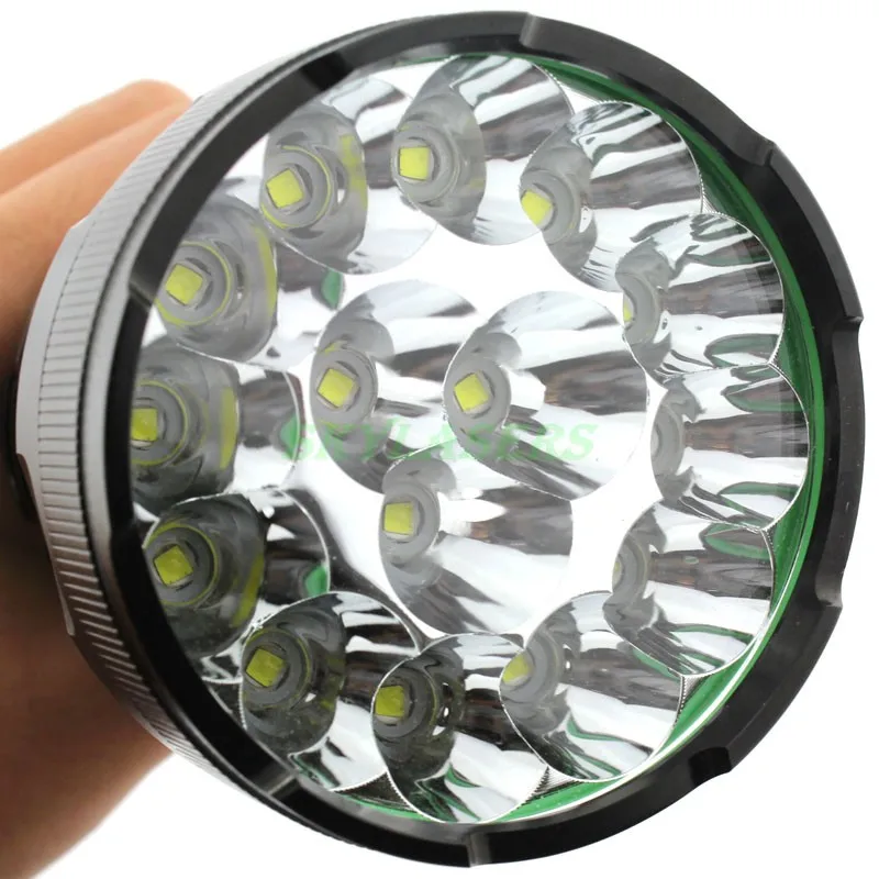 15*XML T6 LED 30000 lumen 26650 18650 Outdoor waterproof floodlight flashlight torch lantern camping light lamp Hunting | Освещение