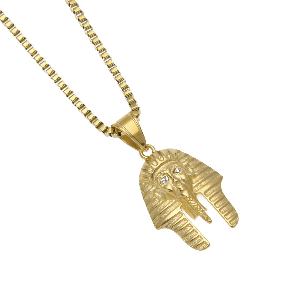 Мужчины Женщины Египет Фараон ожерелья и подвески со стразами наборы Золотая