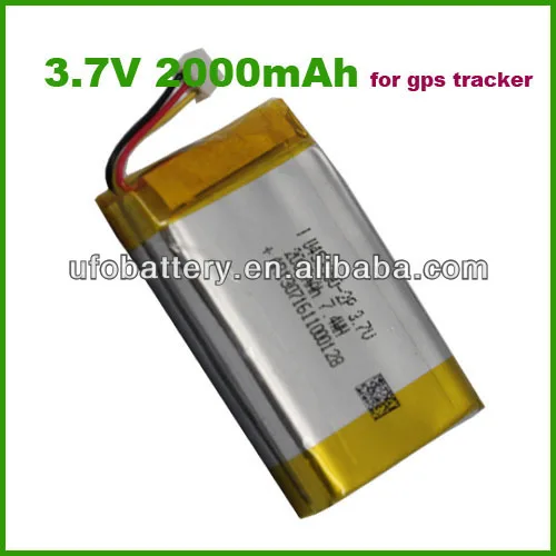 

5Pcs Factory wholesale 453350 2p 2000mAh 3.7V li polymer battery for gps tracker battery headset light