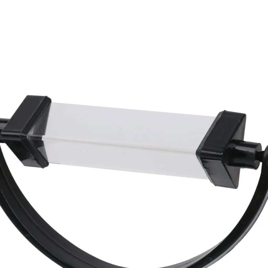Optical glass Triangular triple prism Physical refractor light with stand |