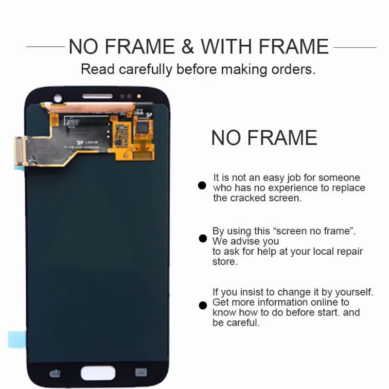 Оригинальный 5 1 ''SUPER AMOLED ЖК дисплей для SAMSUNG Galaxy S7 Дисплей G930 G930F Сенсорный