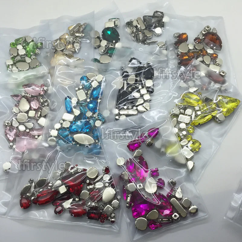 Стеклянный фантазийный камень Siam Red цвета с когтистой оправой для пришивания Navette Teardrop Rivoli Rectangle Oval Many Shapes Sewing Crystals.