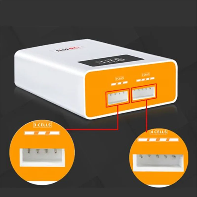 Hotrc A400 цифровое 3S 4S 3000mah RC Lipo зарядное устройство с led экраном быстрое для