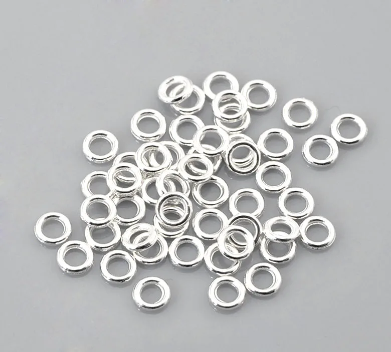 DoreenBeads цинковый металлический сплав закрытые спаянные соединительные кольца