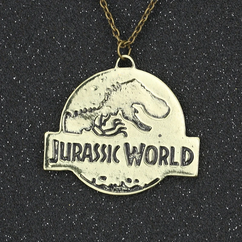 Jurassic World падшее Королевство Парк Юрского периода ожерелье динозавр Античная