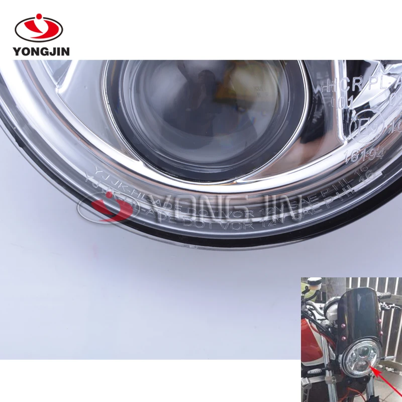 7 &quotкруглый светодиодный фонарь для фары H onda CB 400 500 1300 Hornet 250 600 900 VTR |