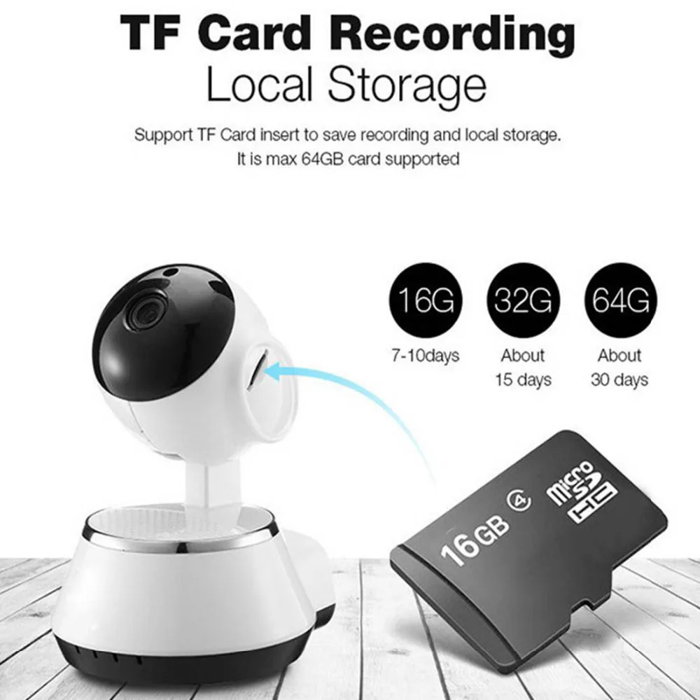 Беспроводная ip-камера Wi-Fi HD 720P Детский Монитор 1.0MP P2P поддержка приложения