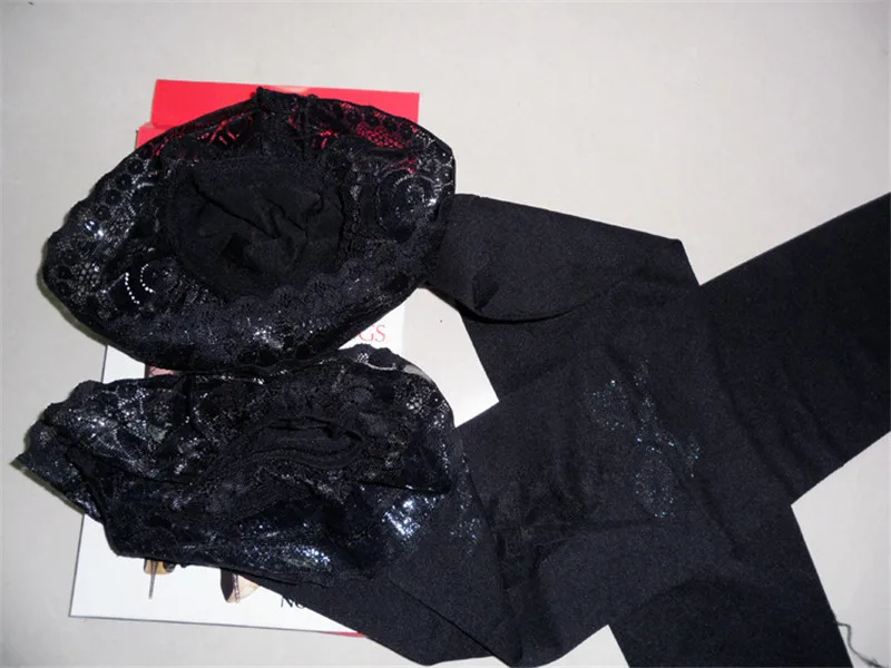 Женские сексуальные колготки чулки до бедра трикотаж кружевные нейлоновые с