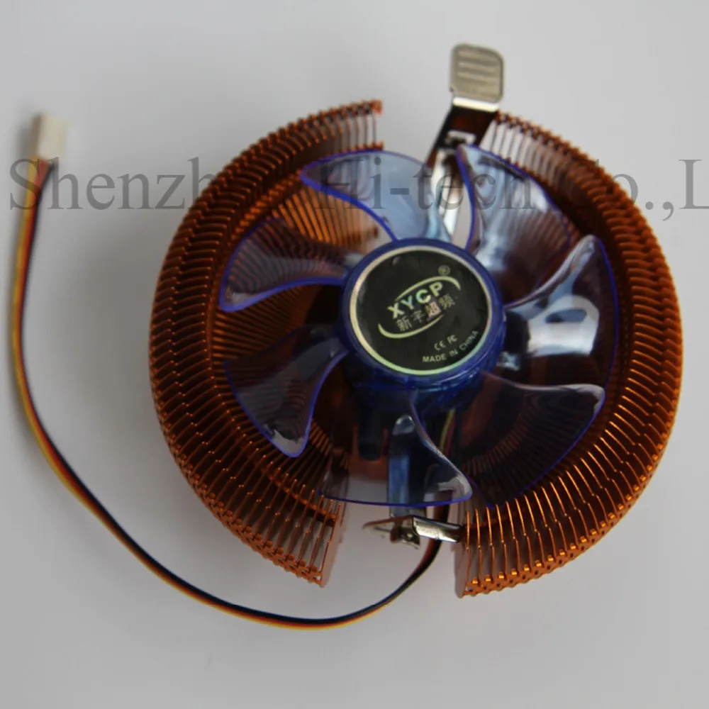 Немой Золотой Процессор теплоотводы PC Вентилятор охлаждения Rediator для intel