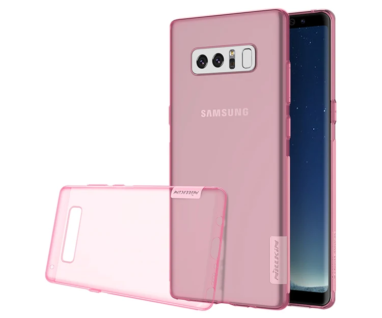 Чехол для Samsung Galaxy Note 8 чехол Note8 Nillkin Nature TPU мягкий прозрачный Сзади Cove |