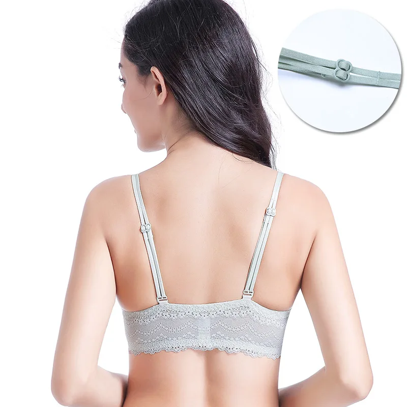 Сексуальный бесшовный бюстгальтер с застежкой спереди большие размеры без