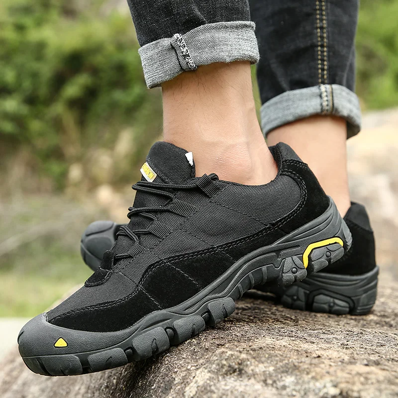 Men Casual Shoes Outdoor Safety High Quality Protective Toe Men's Walking Sneakers Plus Size 46 | Обувь