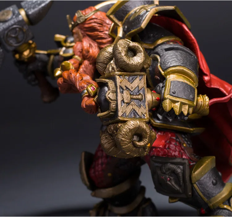 Wow DC экшн фигурка неограниченная Серия 6 дюймов Magni Bronzebeard [Dwarven King] WOW ПВХ модель