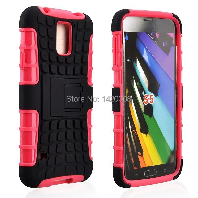 Dual Layer Hybrid Defender Protection Case For Samsung Galaxy S5 I9600 |