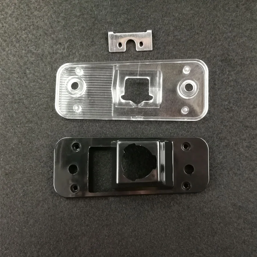 Only Plastic Frame Автомобильная CCD камера заднего вида ночного видения, водонепроницаемая HD парковочная камера для hyundai Azera SantaFe Santa Fe IX45 2009 2010 2011 2012 - Название цвета: Only Plastic Frame