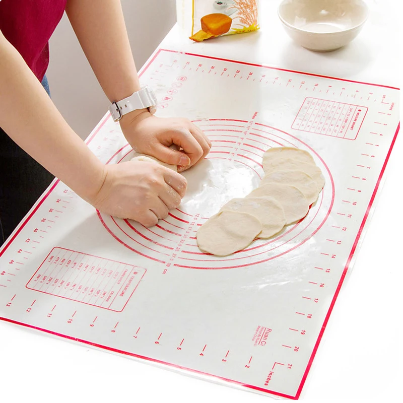 

TUUTH Silicone Baking Mat 60*40cm Pizza Dough Maker Pastry Bakeware Kneading Kitchen Gadgets Cooking Tools Accessories