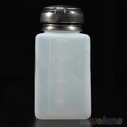 200 мл жидкий спирт пресс для снятия лака ногтей Диспенсер Очиститель насосная