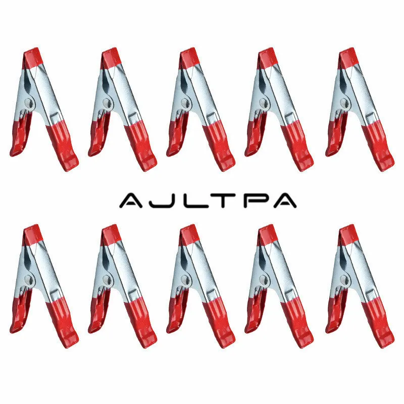 50Set 3Pcs/Set 2/4/6 Inch Multifunction Heavy Duty Metal Sheet Spring Clamps Tent Clip With A-type And Surface Galvanized | Обустройство