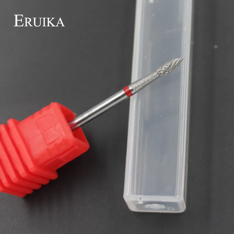 ERUIKA Tungsten Carbide Bur Nail Drill Bit Rotate Electric Nail Cutter Machine For Manicure And Pedicure Nail Drill Accessory