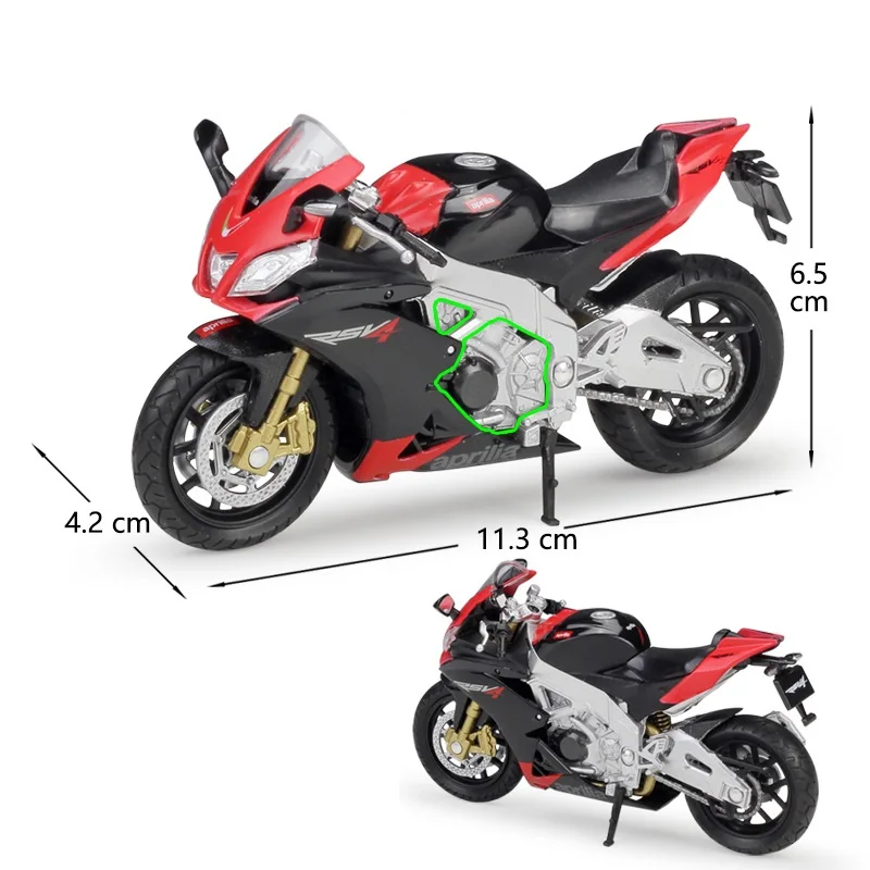 1:18 Welly Aprilia RSV4 завод литых под давлением мотоциклов| |