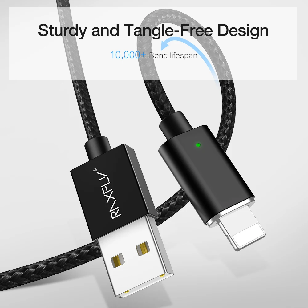 Магнитный кабель RAXFLY для iPhone X XS Max 2.4A быстрая зарядка магнитный USB зарядки Micro Type c