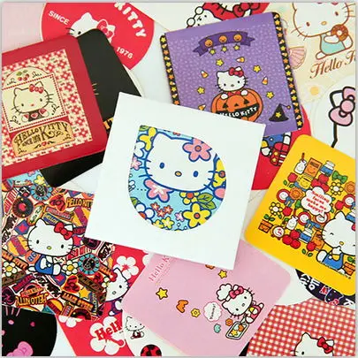38 листов/Набор Kawaii мультфильм Мини бумажная наклейка s украшения DIY Скрапбукинг стикер канцелярские принадлежности - Цвет: Kitty