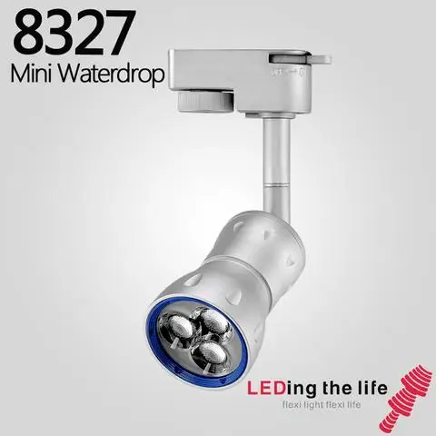 

7W LED Track Light Rail Aluminum Lamp Dimmable Adjustable Spotlight for Commercial store art gallery museum lighting