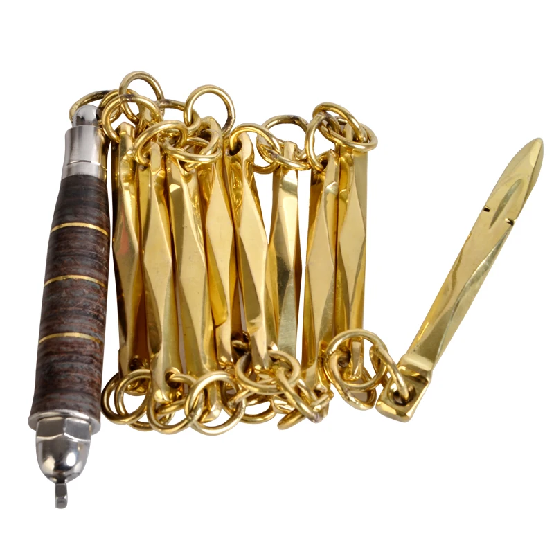 Лючамино медный 9 секционный восьмиугольник боевые искусства военный кнут ушу