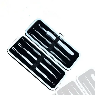 7 шт. инструмент для удаления угрей Комплект лица Инструменты ухода за кожей