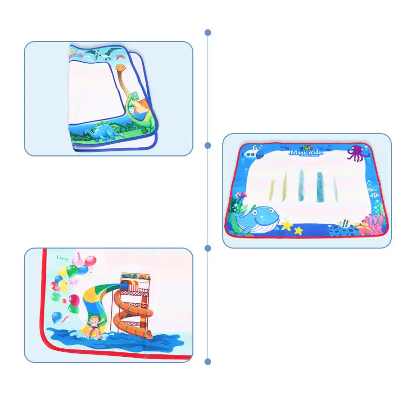 Dual Side Magic Doodle Water Drawing Mat with Flying Chess Pad Games Educational Toys BM88 | Игрушки и хобби