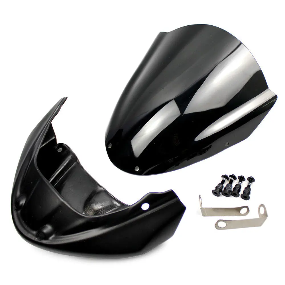 Для Yamaha FZ MT 09 2014 2015 2016 FZ09 MT09 ветрозащитная ветровое стекло с кронштейном Передняя