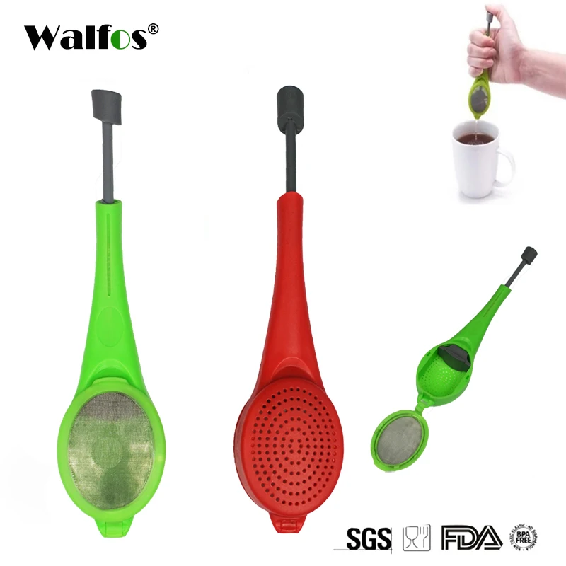 Walfos полезный вкус чайный инфузор для заваривания пластиковый чай и кофе Straine