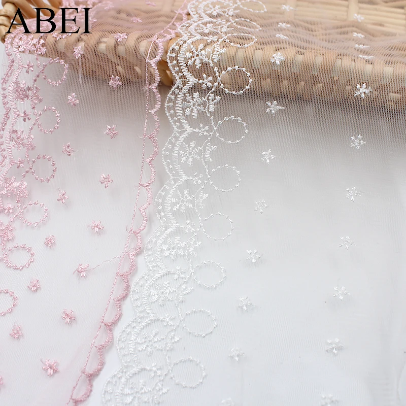 10 ярдов/партия вышитые кружева из органзы|embroidered lace ribbon|lace materiallace ribbon |