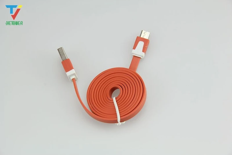 100 шт 1 м/2 м/3 м разноцветный плоский зарядный USB кабель синхронизации данных 8 Pin для IPhone IPad Mini Ipod Nano Ios Micro USB 5pin для samsung