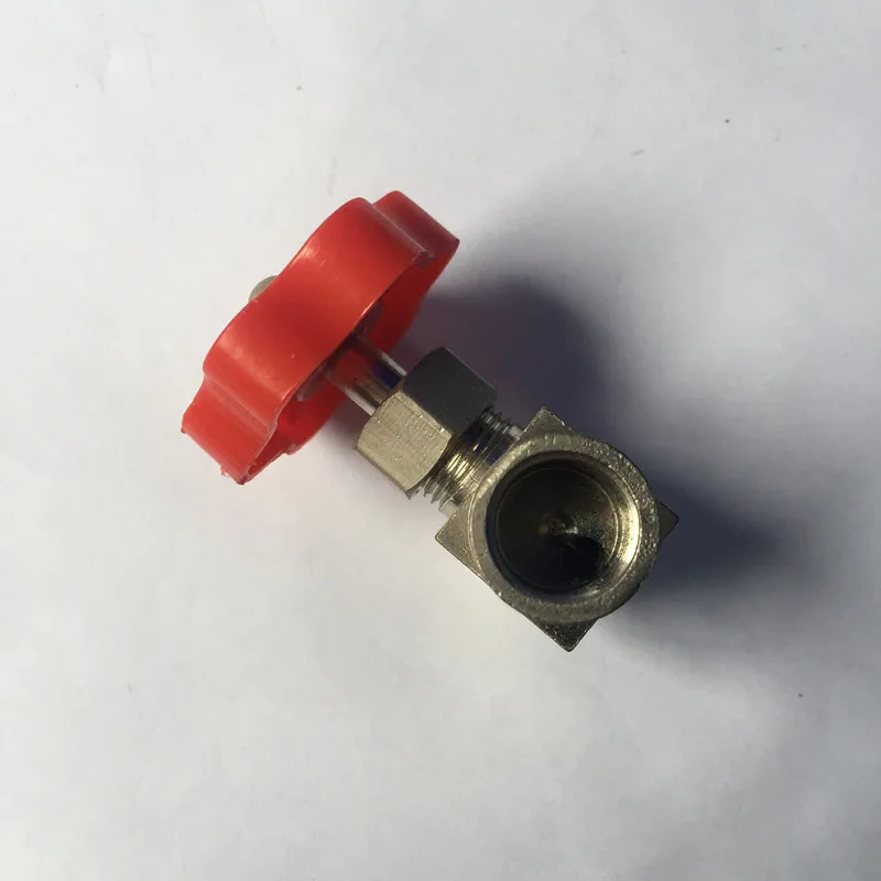 1 шт. 1/8 &quot1/4&quot Женская нить оранжевая пластиковая ручка металлическая прочная
