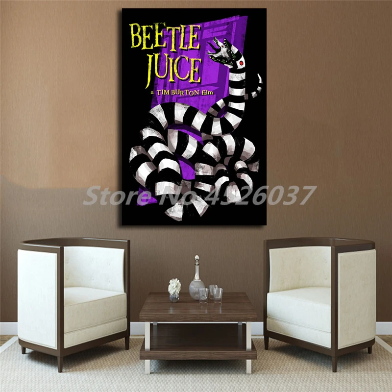 Картина из фильма Beetlejuice HD обои настенные художественные Холст Плакаты печатные