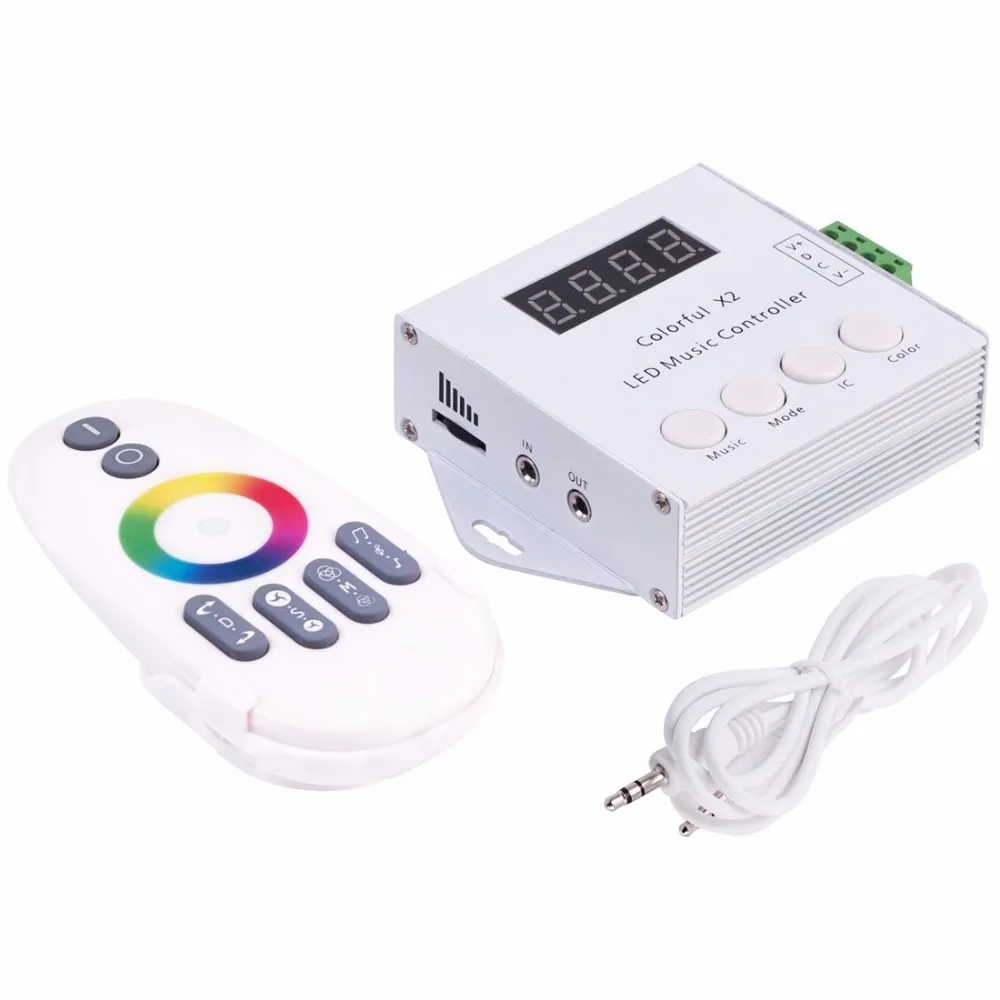 Светодиодный музыкальный контроллер Symphony IC SP106E/Colorful Music X2 для WS2812B WS2811 WS2813 SK6812 1903