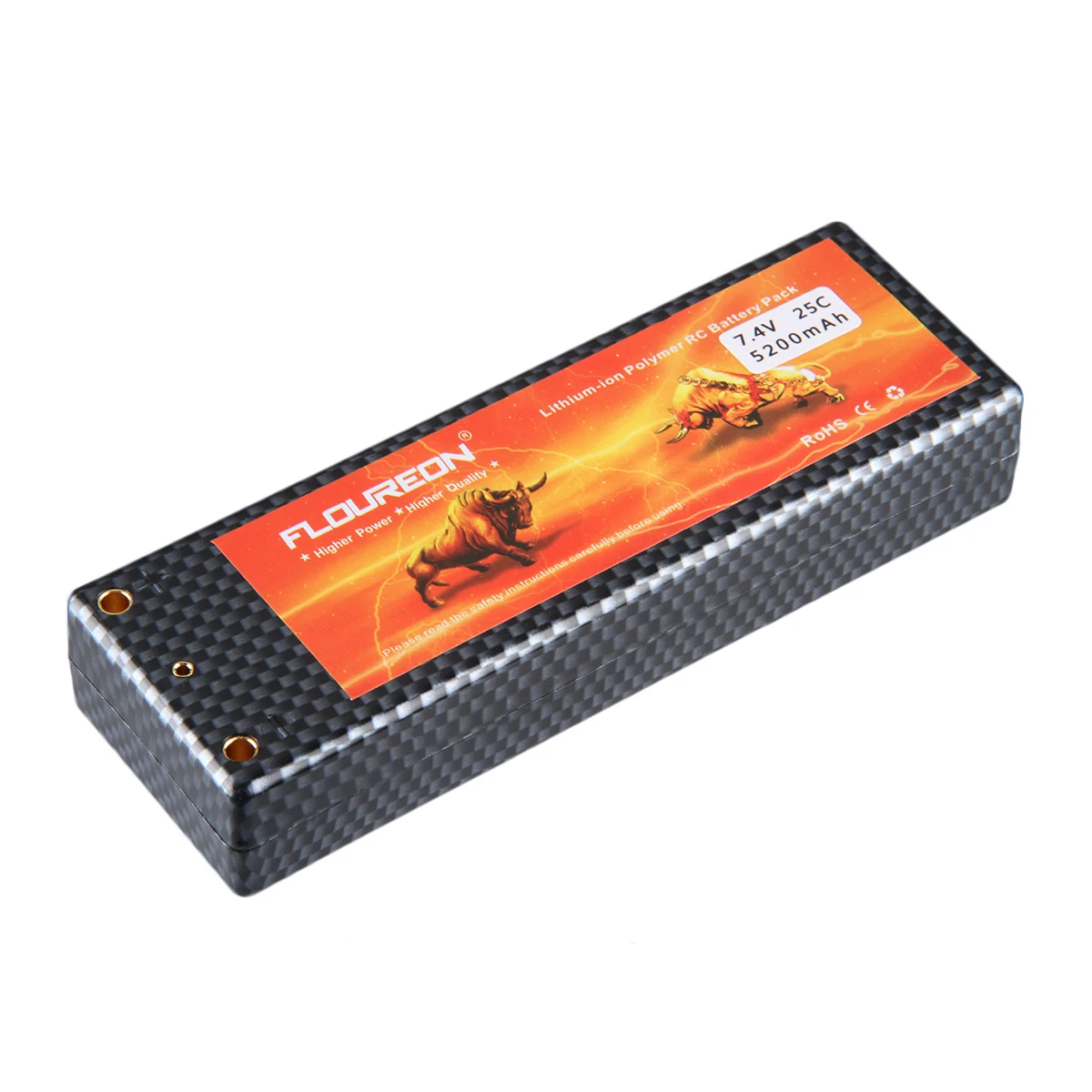 Floureon 2 S 25C 7,4 V 5200 мА · ч(Т-образный штекер) LiPo Батарея для RC автомобиль RC Evader BX машинка «трагги» для радиоуправляемых моделей RC
