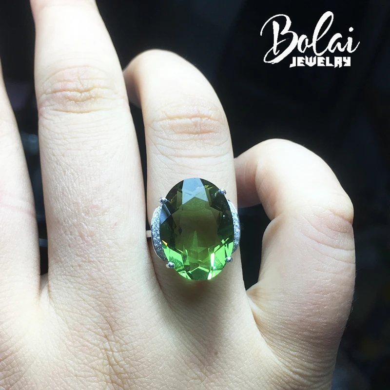 Bolaijewelry кольца с зултанитом искусственный Серебряный драгоценный камень