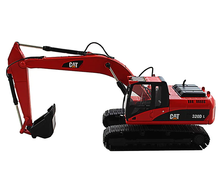 1:50 CAT320D гидравлический экскаватор с красными игрушками