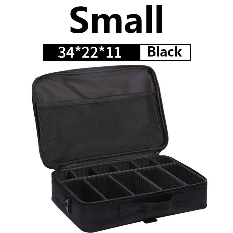 Small Black Брендовый органайзер для путешествий, модная женская косметичка, косметичка, сумки для хранения, Большая вместительная женская косметичка - Цвет: Small Black
