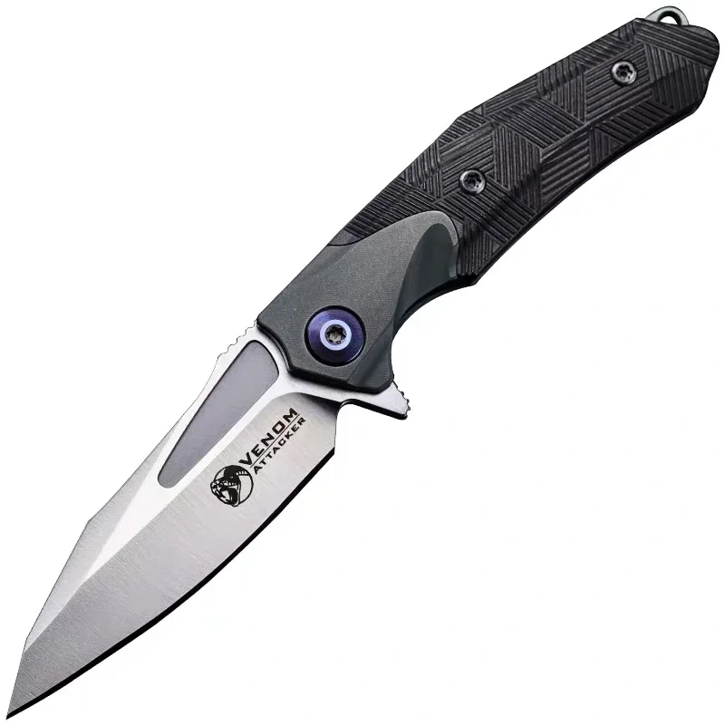 Новинка,, складной мини-нож M390 из порошковой стали, титанового сплава, шарикоподшипник, тактические ножи