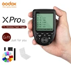 Передатчик вспышки Godox XPro-C, беспроводной ЖК-экран с системой X HSS, 2,4G, для цифровой зеркальной камеры Canon
