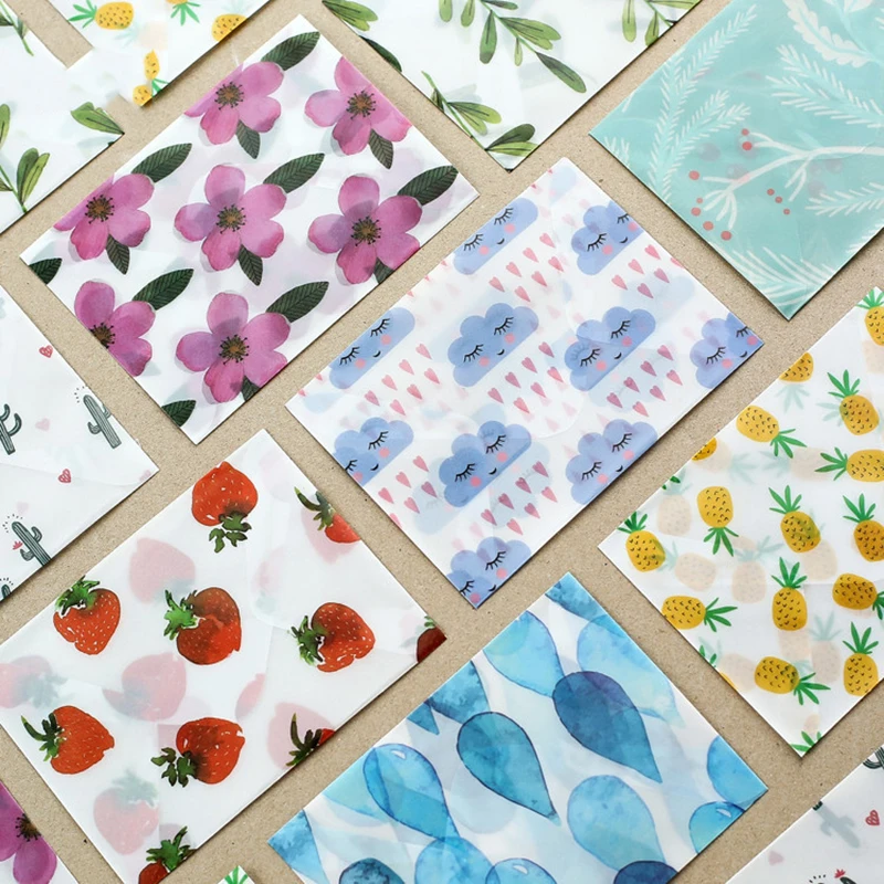 1 Набор ручная работа бумажный конверт с серной кислотой креативный подарок на