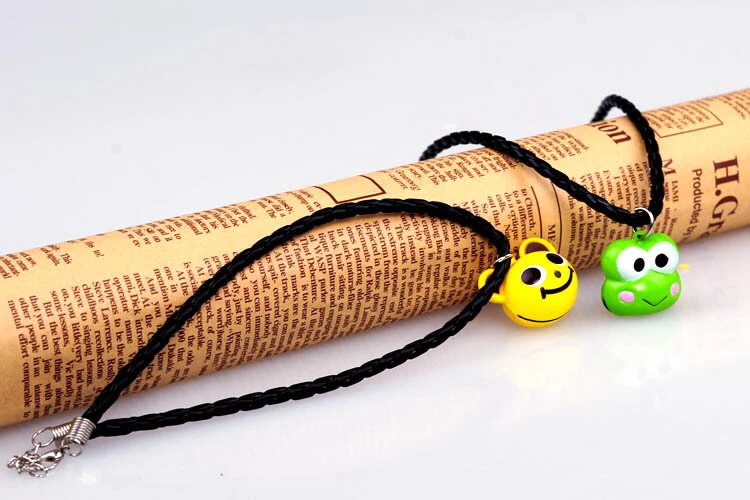 MTL веревка воротник ожерелье с мультяшным колокольчиком для питомца собаки щенка